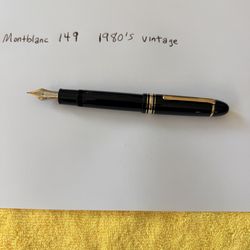 MontBlanc 149 diplomat  fountain pen 14c nib $499