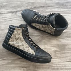 GUCCI GG Supreme Hightop Monogram Size 11 US (10 Gucci) Mens