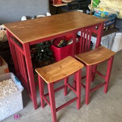 Table With Stools