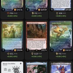 Magic the Gathering, MtG cards