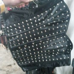 Real Corsets By Vance Leather: Leather/Satin/Buckles/Studs/Embroidery 