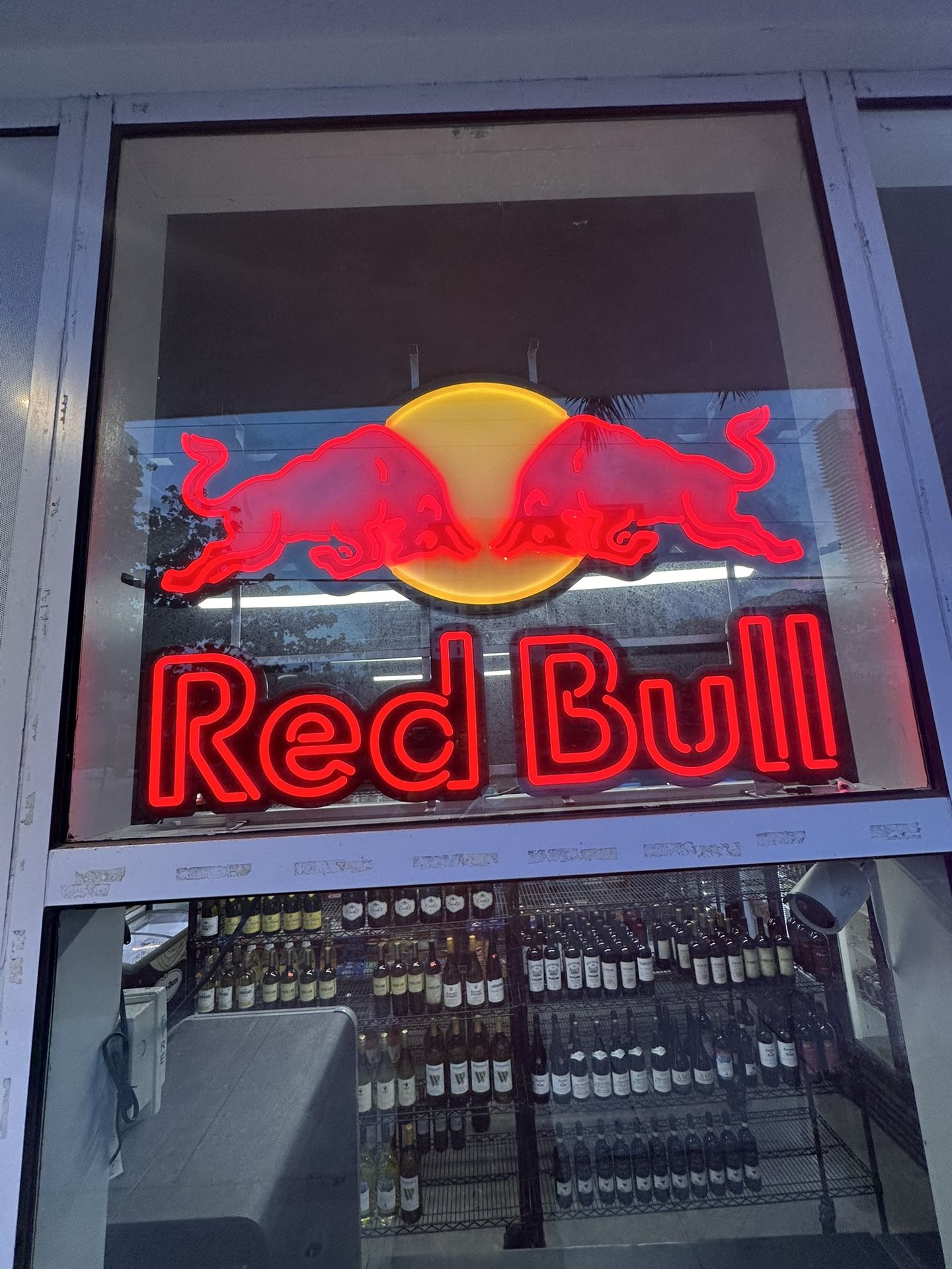 Red Bull LED sign