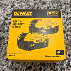 Dewalt 4ah Battery 2 Pack 