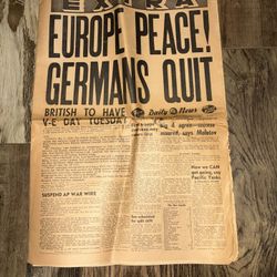 Vintage Newspaper 
