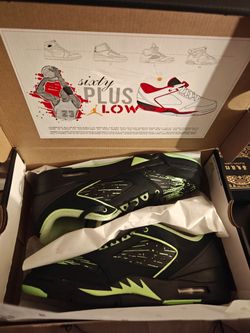 Jordan spizike low black and green