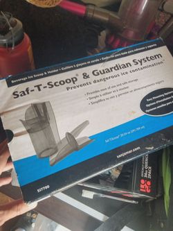 Ice scoop and guardian system