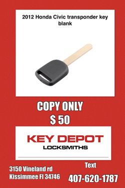 Honda key copy