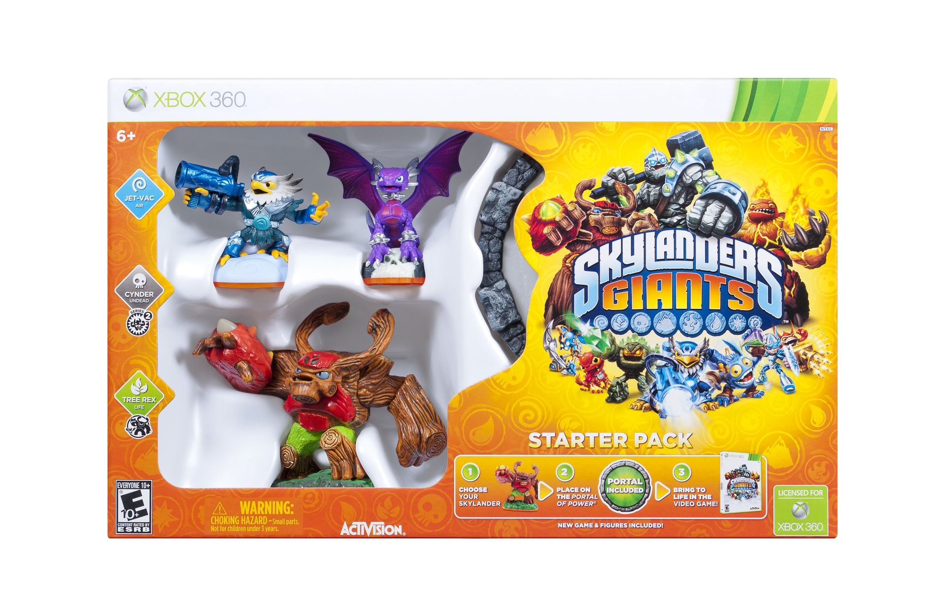 Skylanders Giants Starter Pack For Xbox 360 Open Box Game Included