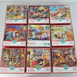Cats Jigsaw Puzzles 750  Pieces Buffalo Games Wysocki  Steve Read Max Frederick Big Cat