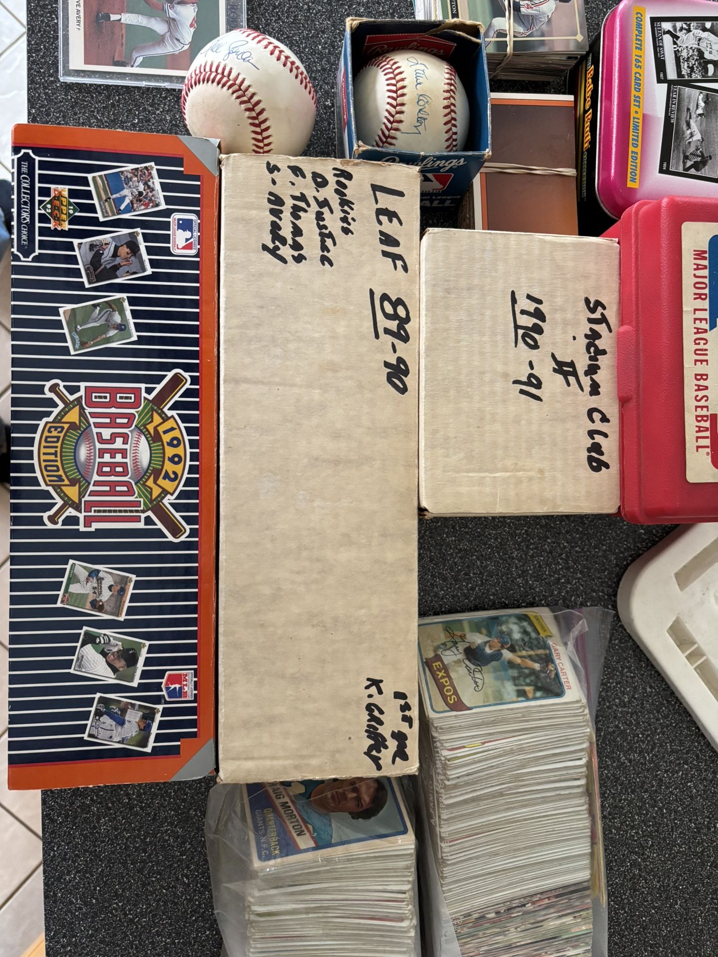 Bulk 70s, 80s, 90s Baseball And Football Cards