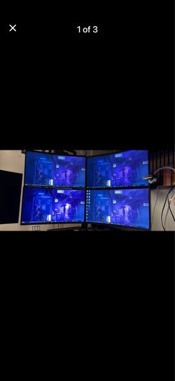 All 4 monitors plus stand