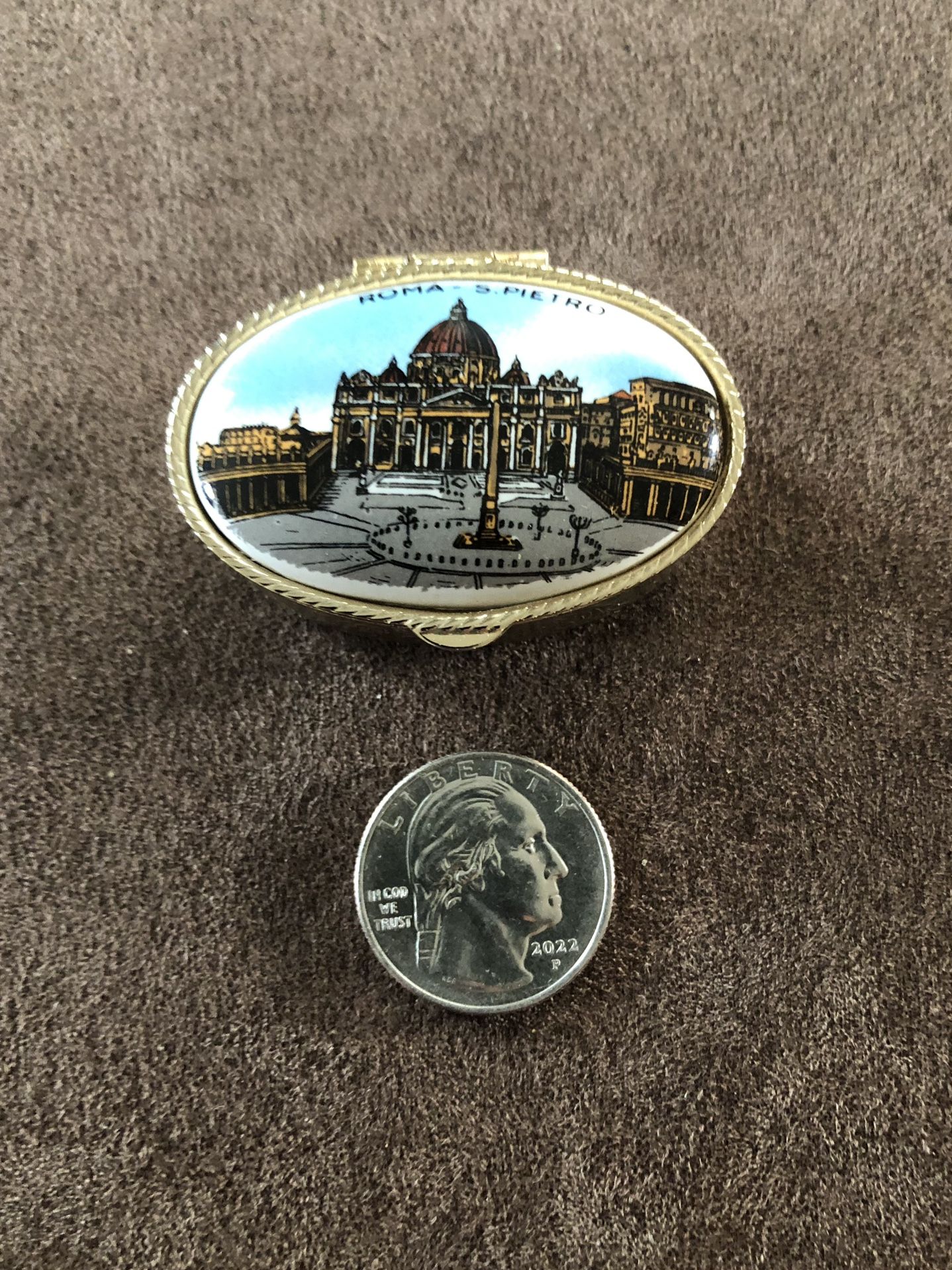Vintage Italian Pill Box-See Pictures For Wear