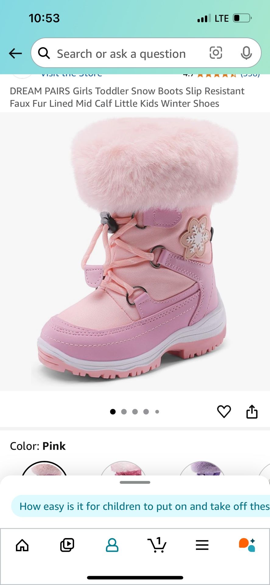 Size 4 Toddler