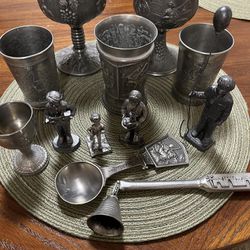 Antique German Zinc Or pewter 