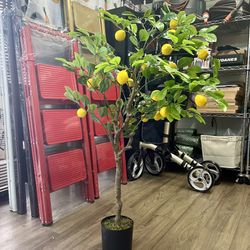 4FT Artificial Lemon Tree Tall Faux Lemon Tree 4 Feet