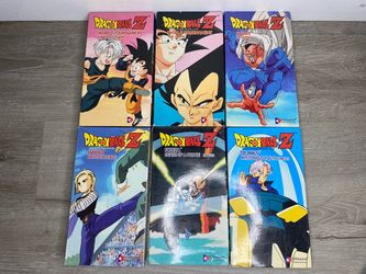 Bundle Lot Of 6 Dragon Ball Z VHS Frieza Trunks Babidi World Tournament The Draw
