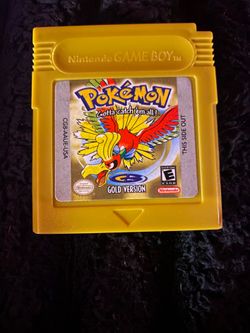 Pokémon Gold Version Game Boy Cartridge