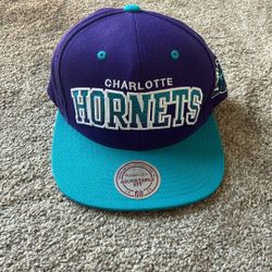 Charlotte Hornets NBA Mitchell Ness Throwback Hat