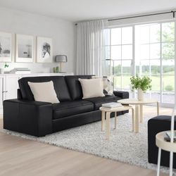 Ikea kivik leather sofa