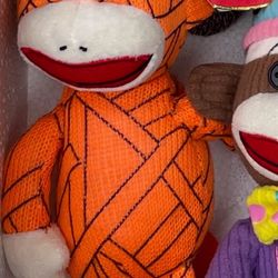 Mummy Halloween Sock Monkey 