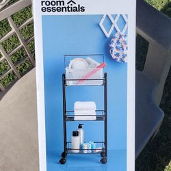 Bathroom Storage Cart Black - Room Essentials Shower Caddy Tower
