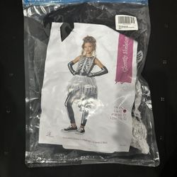 Toddler Girl Skeleton Costume 
