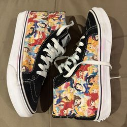 Disney's VANS princess High Tops Size 7 Woman's