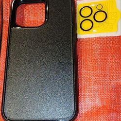 Iphone 14 Pro Max Heavy Duty Case + Privacy Tempered Glass Screen Protector  + Camerera Lense Protector 