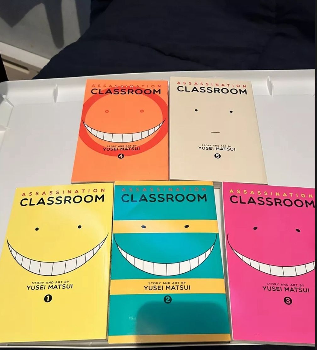 Assassination Classroom Manga Volumes 1-5