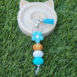 Silicone Beads Keychain 