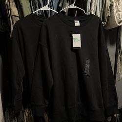 2 Nike Black Sweater Brand New