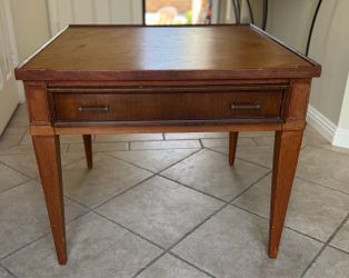 Square Mid Century Modern Side Table