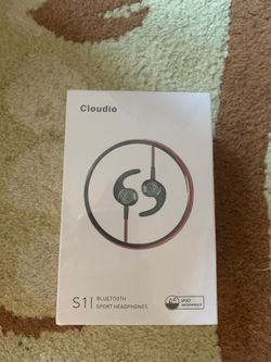 Cloudio S1 Bluetooth Sports in-Ear Headphones Best Wireless Stereo Earbuds Magne