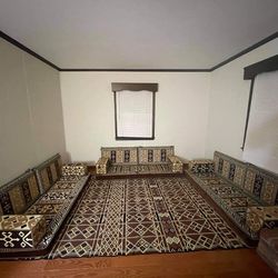 New Brown Arabic Majlis Jalsa / Morroccan Sofa / Floor Setting Sofa 