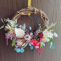 Real Dry Flower Arrangement Wreath bouquet From $20 And Up