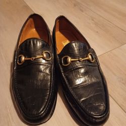 Gucci Loafers Dress Shoes, Size 9 1/2