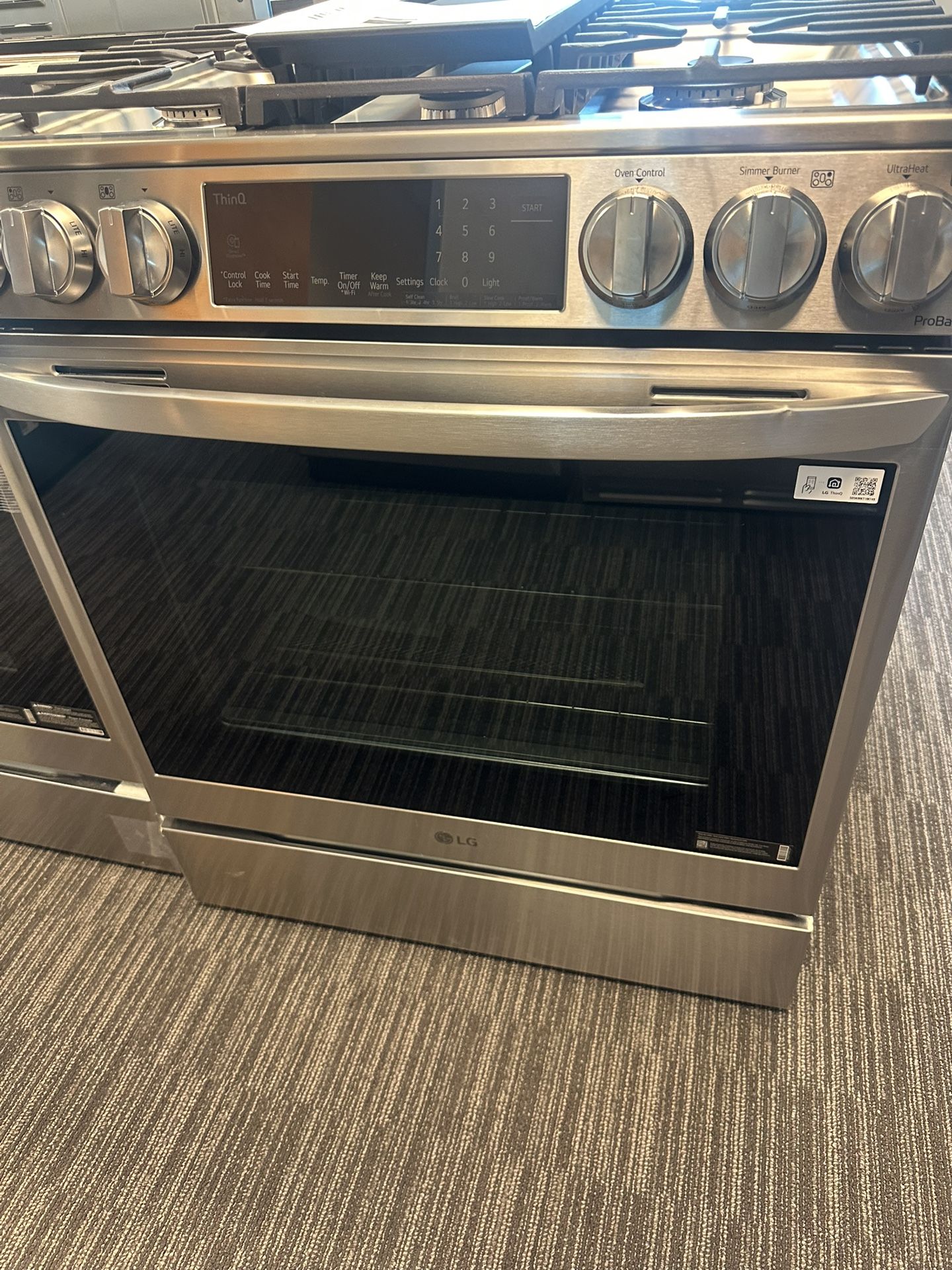 LG Gas Range Alienígena New Stainless Steel