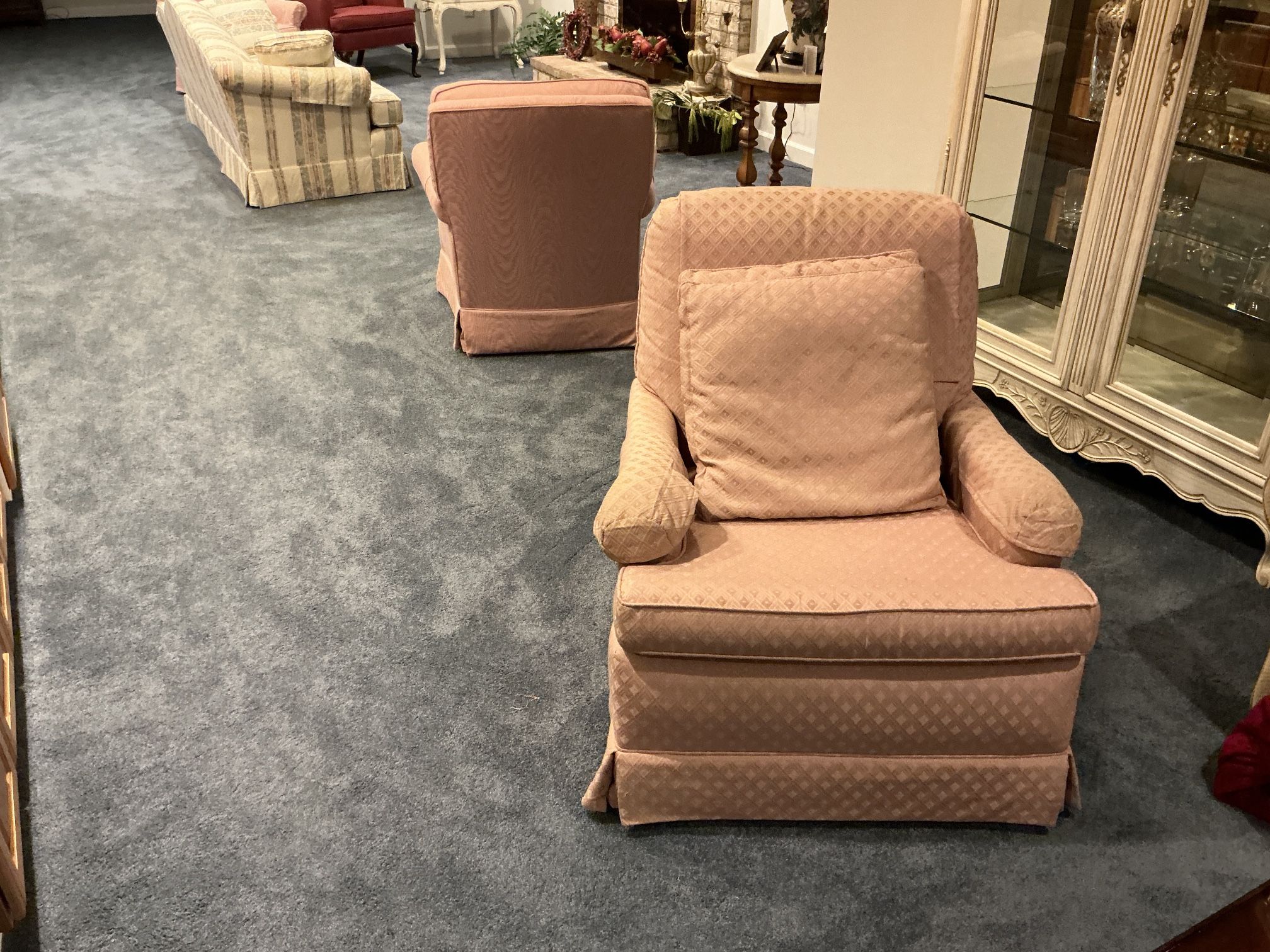 Free Swivel Rocking Chairs (3) And Couch (1)