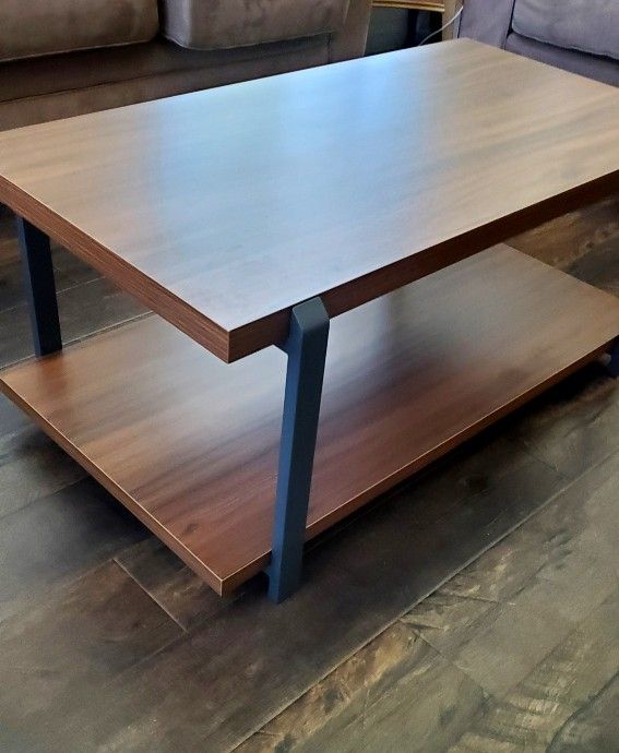 New Wood Coffee Table Center Table, Walnut