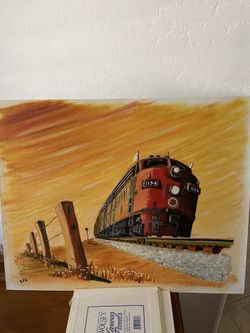 Railroad - Great Western - Oil Painting