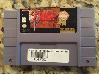 Super Nintendo SNES The Legend of Zelda "A Link to the Past" Players Choice Label