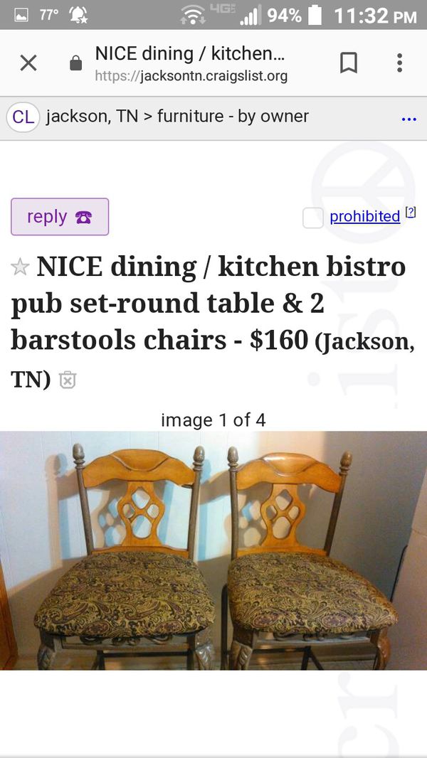 Barstools And Bistros Pub Table For Sale In Jackson Tn Offerup