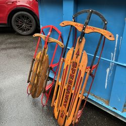 Wooden Sleds