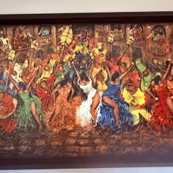 Signed Addition Of H. Benitez Dancing Art