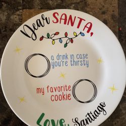 Christmas Plates For Santa