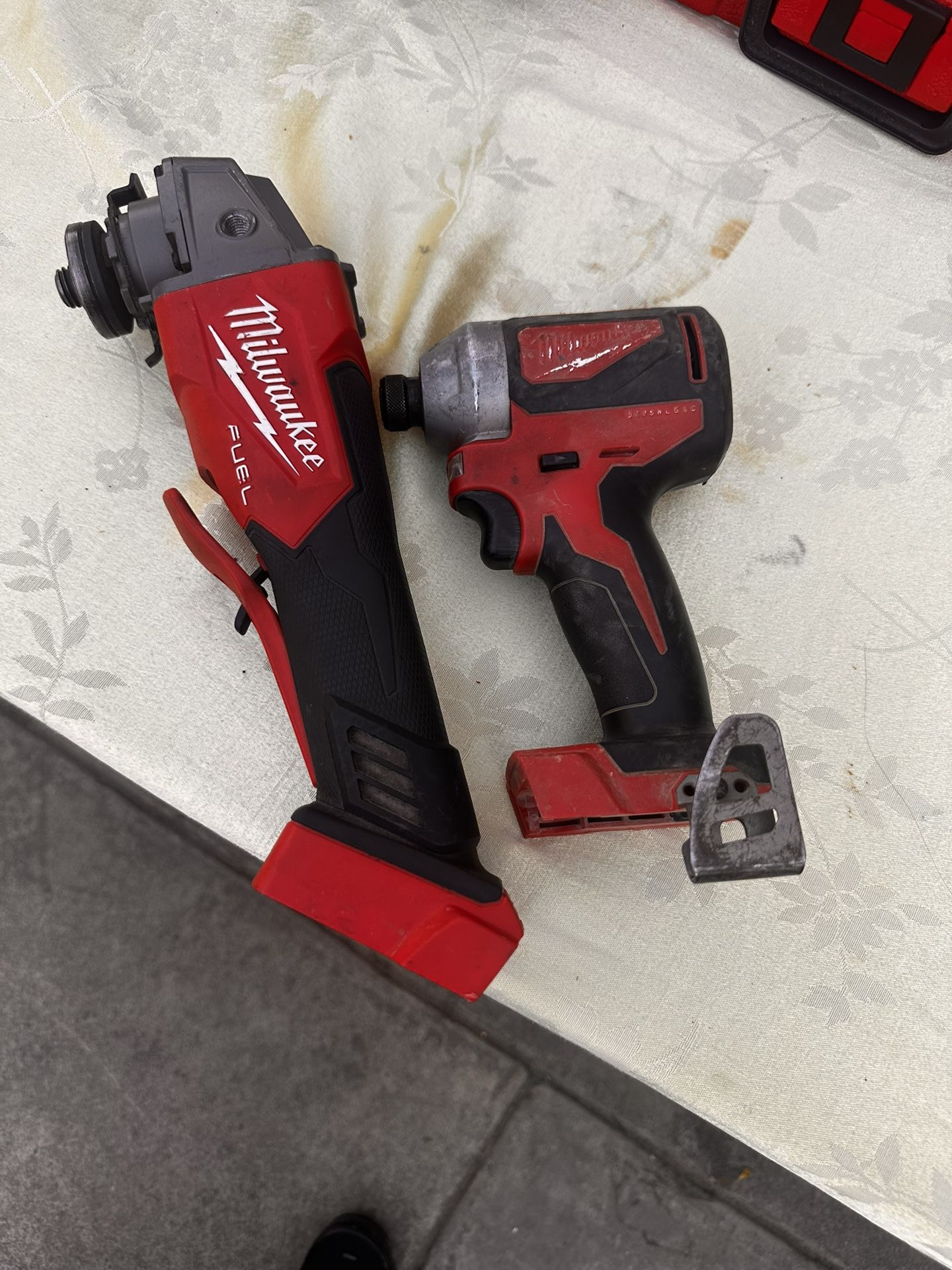 Milwaukee Grinder And Drill