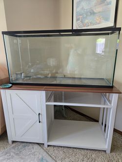 55 gal fish tank with stand. (Brand New)