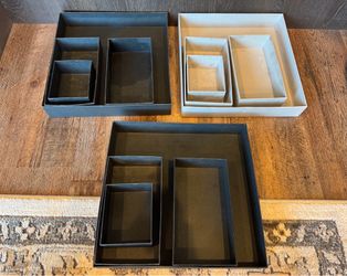 3 sets of Cardboard Drawer Organizing Trays