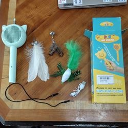 Cat Brush And Toy
