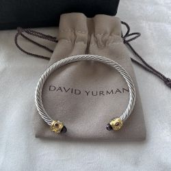 David Yurman Classic Amethyst Cable Bracelet

